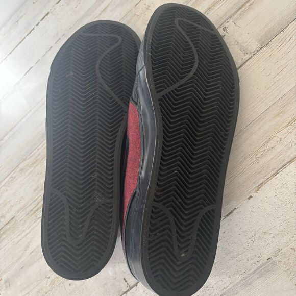 Nike x Pendleton Mens Black/Red 10.5 SB Zoom Air Stefan Janoski Leather Sneakers - Picture 12 of 15